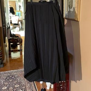 Black asymmetrical skirt